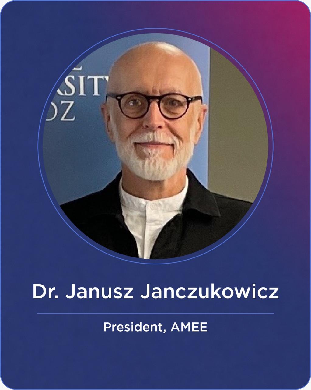 Speaker banner for Prof. Janusz Janczukowicz MD, PhD
